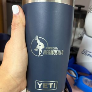 Termo metálico Yeti personalizado azul