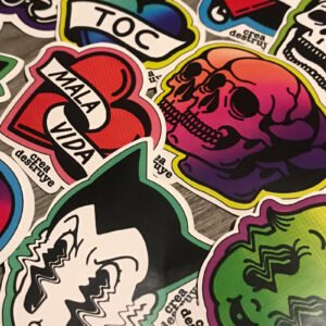 Sticker impreso en vinil a prueba de agua